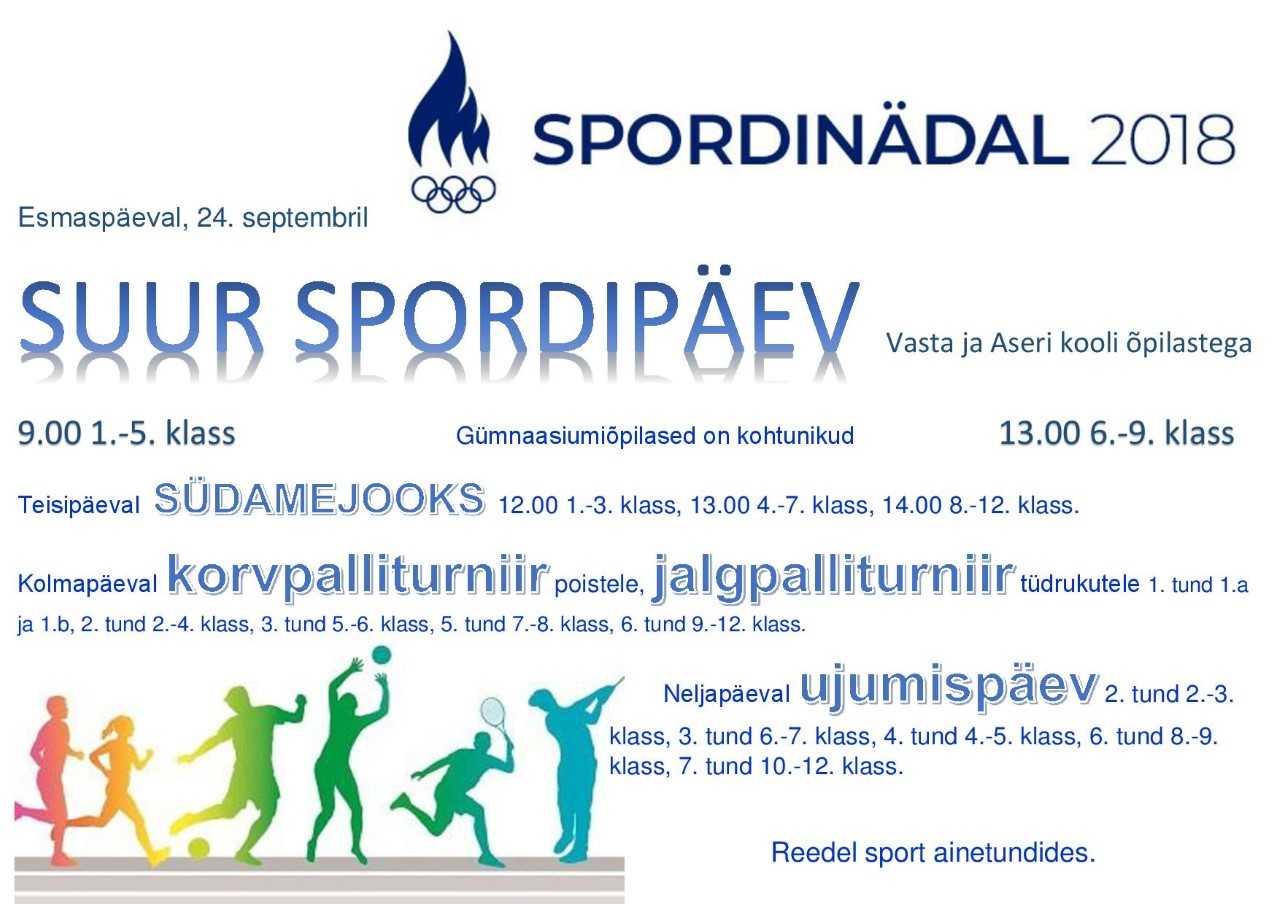 Spordinadal 2018 sept