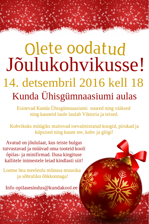 Jõulukohvik 2016