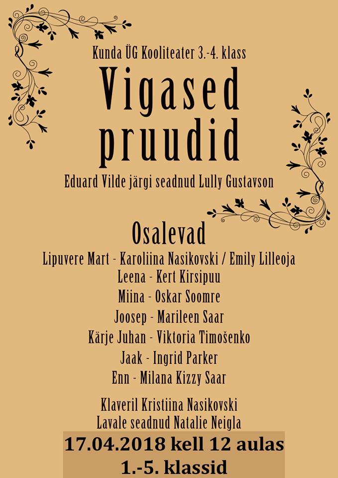 vigased pruudid 2018